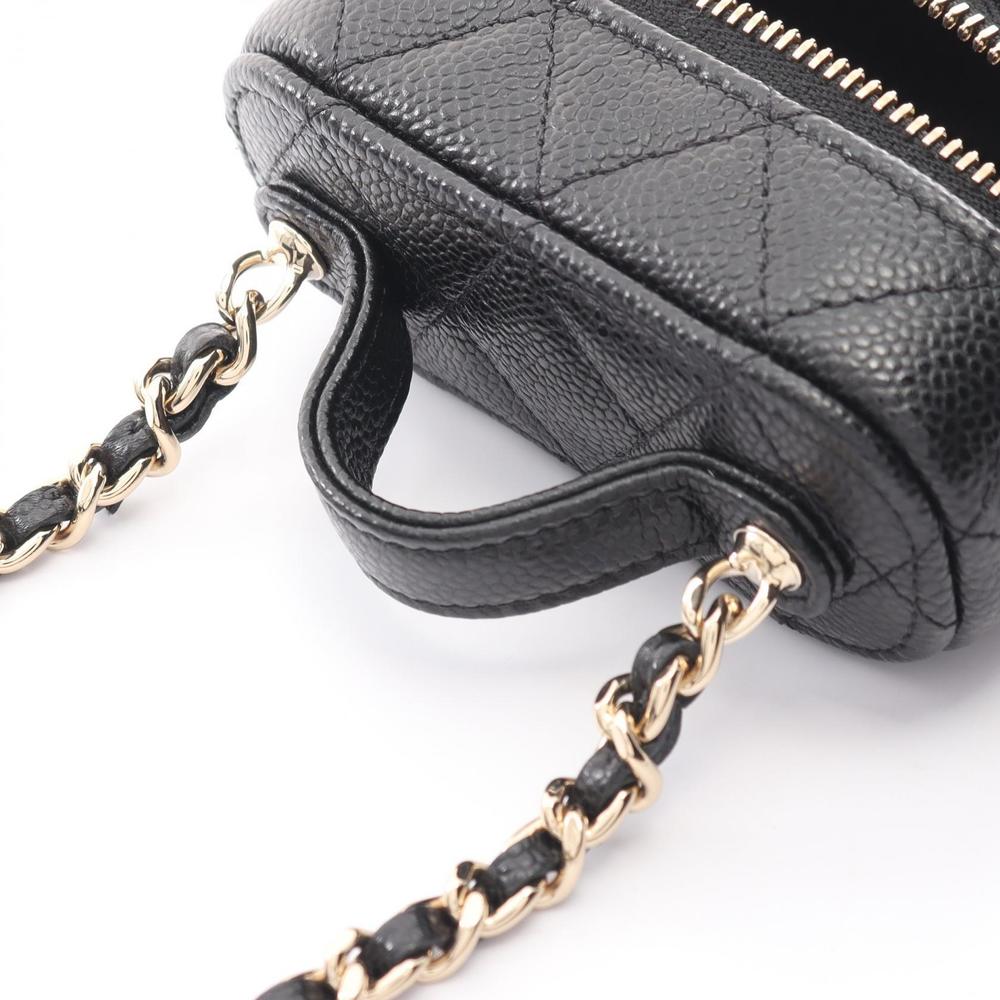 Chanel Matelasse Small Vanity Shoulder Bag Black - Picture 6 of 7